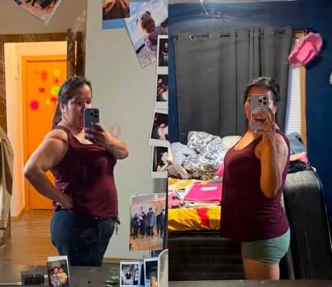 Before and after fitness transformation of Stephanie Sewap after boxing and fitness training with Sandman Boxing System and Warrior Mentality